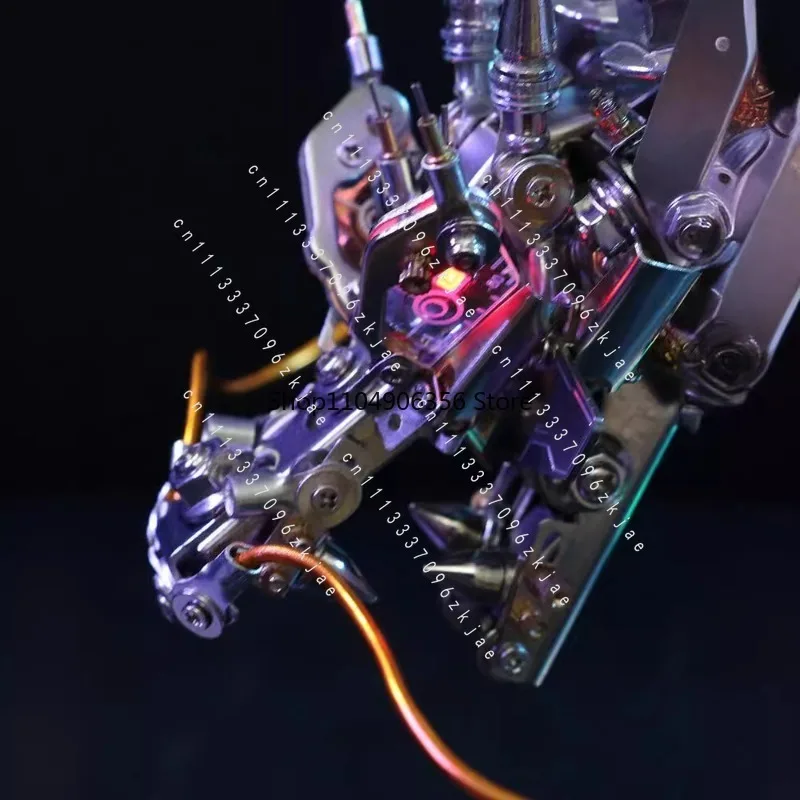 For Lanternfish Metal Assembly Kits Mechanical Steampunk Style 3D Metal Ocean Model DIY Kit with Luminous Bulb view 5