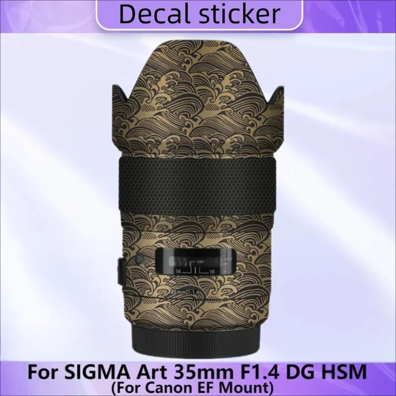 

Для SIGMA Art 35 мм F1.4 DG HSM для Canon EF крепление объектива наклейка защитная наклейка на кожу виниловая пленка защитное покрытие от царапин