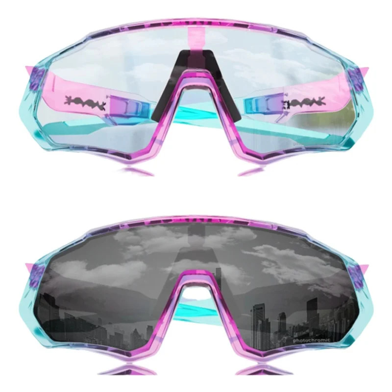 AliExpress kapvoe Kapvoe Photochromic Cycling Sunglasses Hiking Eyewear MTB Bike Bicycle Glasses Outdoor Sports Baseball Goggles Women UV400 2026