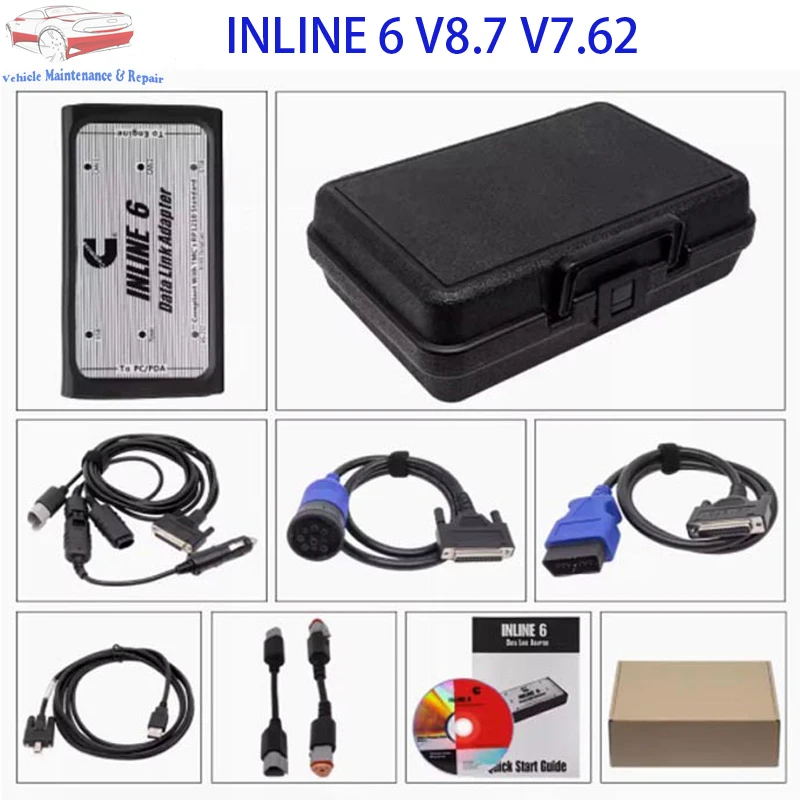 

2024 INLINE 6 V8.7 V7.62 Data Heavy Duty INLINE6 For Cummins Diagnostics Complete INLINE Heavy Duty Truck Diagnostic Tool