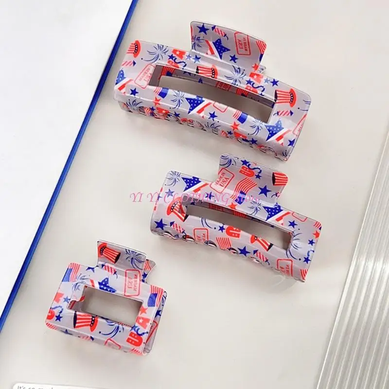 N5KF Retros Square Claw Claw Claw Women Frasnable Hair Barrettes Ponytails Hairpin for Women Girls
