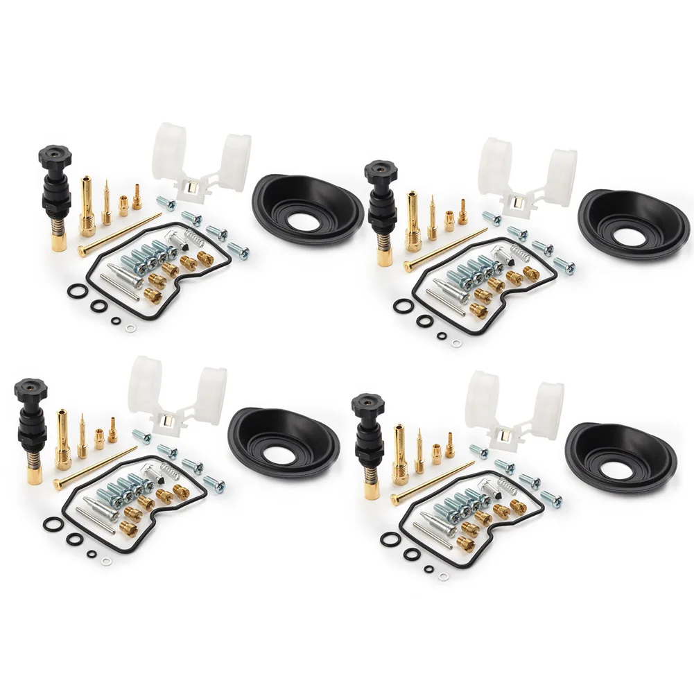 4 Sets Motorbike Carburetor Repair Kit Carb Diaphragm Kit For kawasaki KLX250 KLX250S 2001-2009