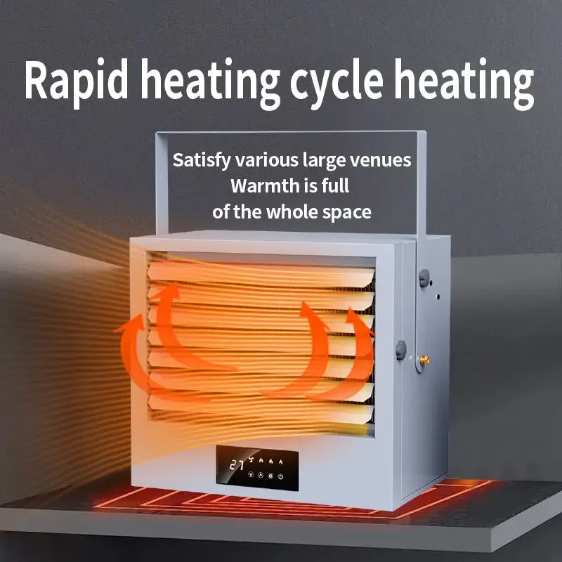 380V/50HZ 24KW High Power  Rapid Heating Industrial Heater for Factory Greenhouse Garage