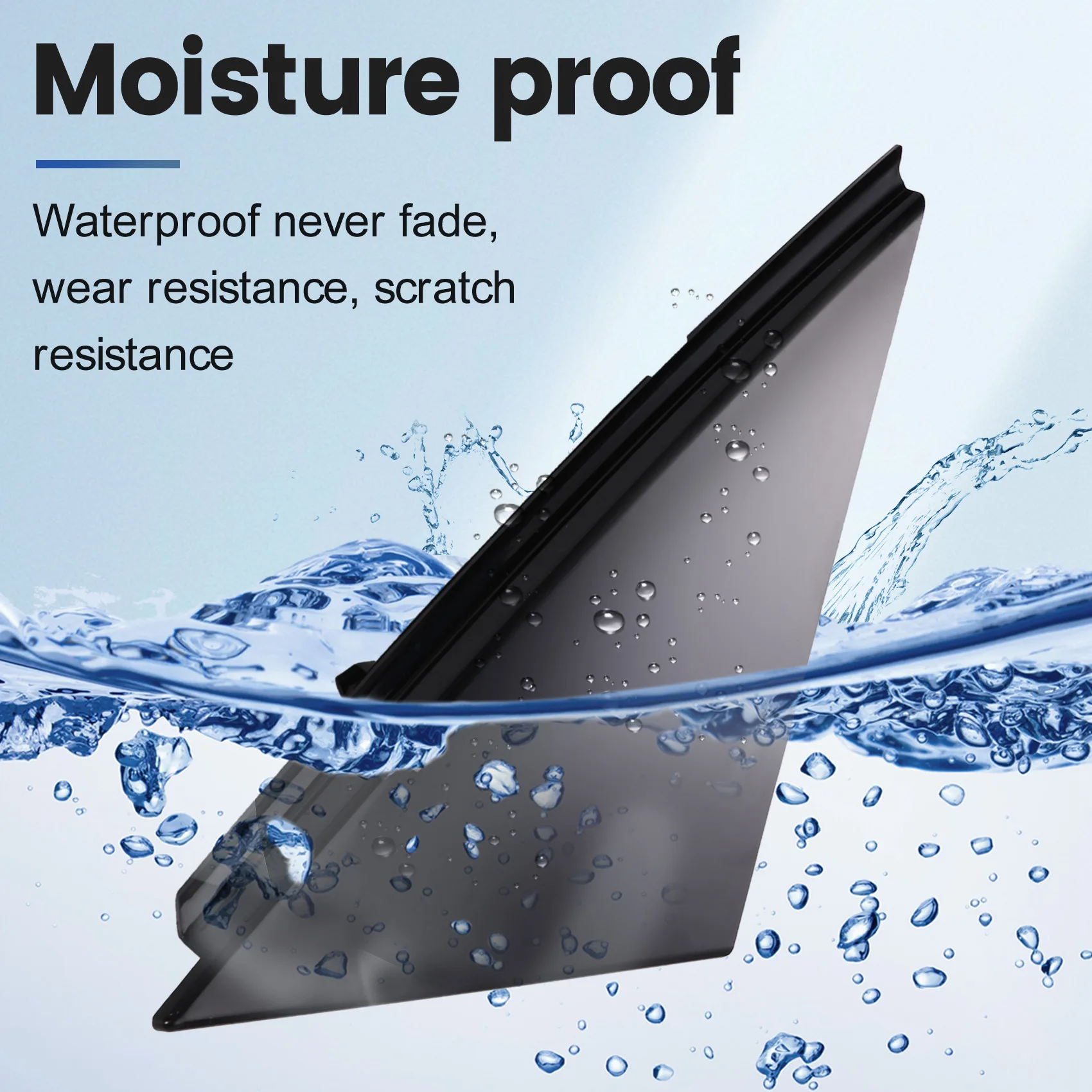 

New Rearview Window Corner Frame Side Door Mirror Trim Panel For Buick Lacrosse 2016-2021 Triangle