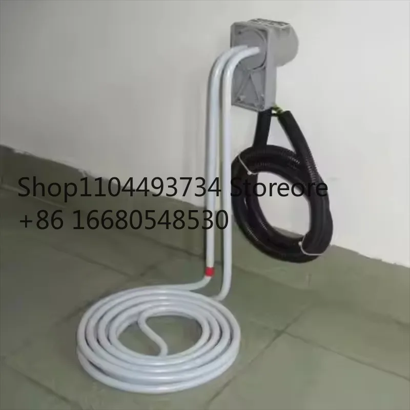 6KHSide Wind a Frame Trailer Tongue Jack HUTZ 15 Inch Travel Round Tube Camper Jack TJ2000A03C TJ5000A03C Trailer Stabilizer Jac