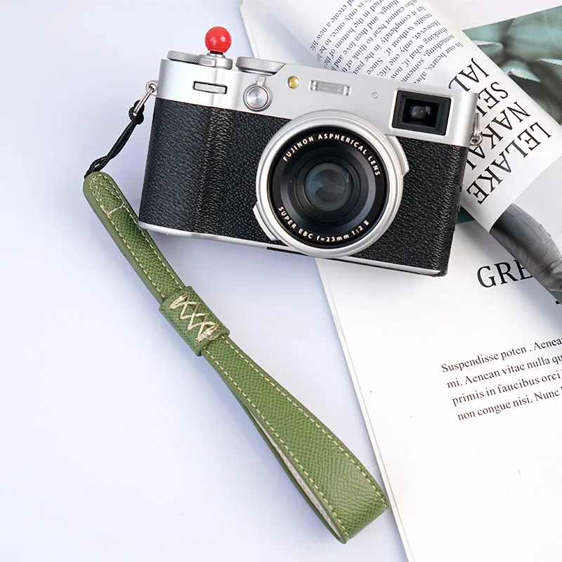 Cameraband Polsband Handriem Voor Slr Dslr Camera Sony Canon Fuji Fujifilm Pentax Panasonic Ccd Vlog Cam Leren Band Fit