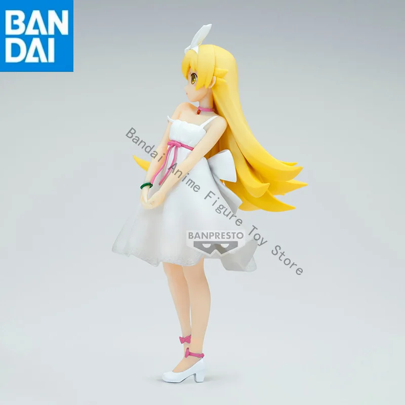 in stock Original Genuine BANDAI NAMCO BANPRESTO Monogatari Series ESPRESTO Oshino Shinobu PVC 20cm Figure model doll toy gift