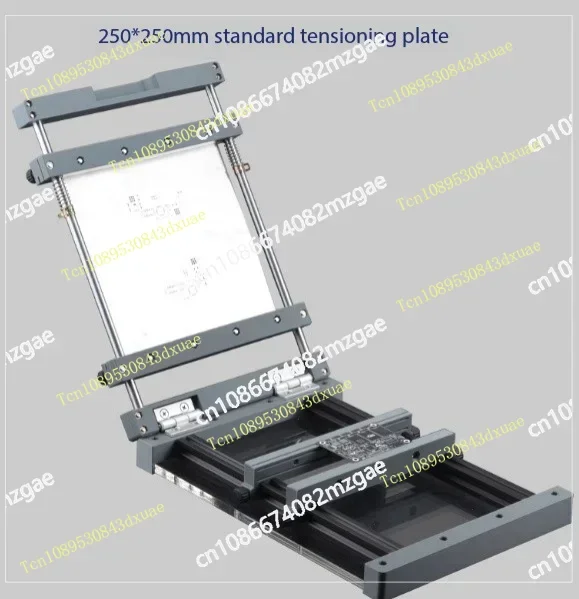 SMT Solder Paste Screen Printing Machine - Manual Desktop PCB Stencil Printer for Precision PCB Prototyping 250x250mm