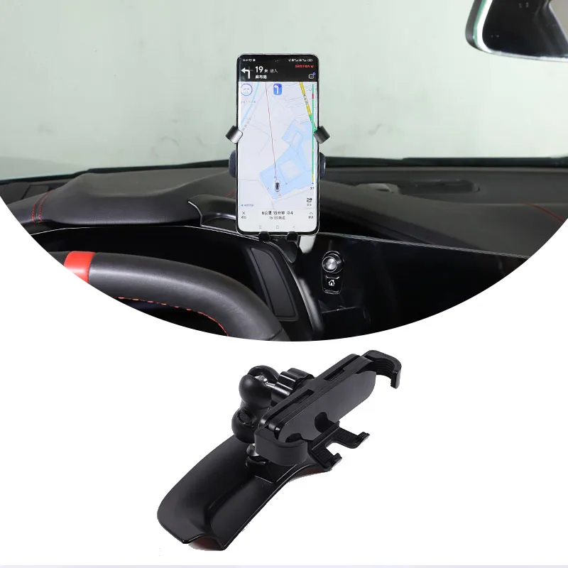 For Chevrolet Corvette C8 Z51 Z06 2020-2023 Accessories Car Mobile Phone Holder Bracket Navigation Screen Fixed Cell Phone Mount