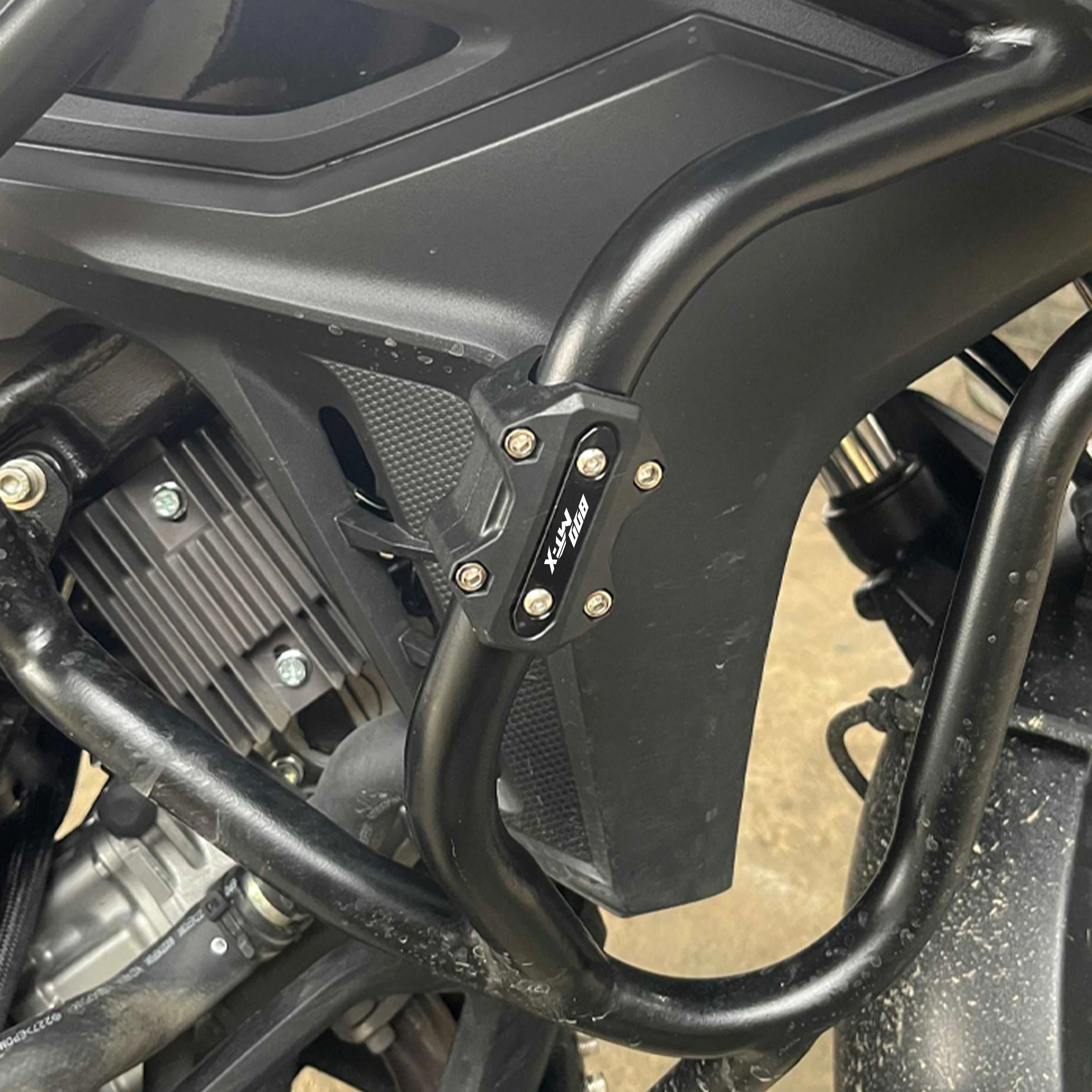 ل CFMOTO 800MT-X 800MTX 2024 2025 دراجة نارية الملحقات محرك حماية الحرس الوفير كتلة الزخرفية 800 MT-X MTX #3