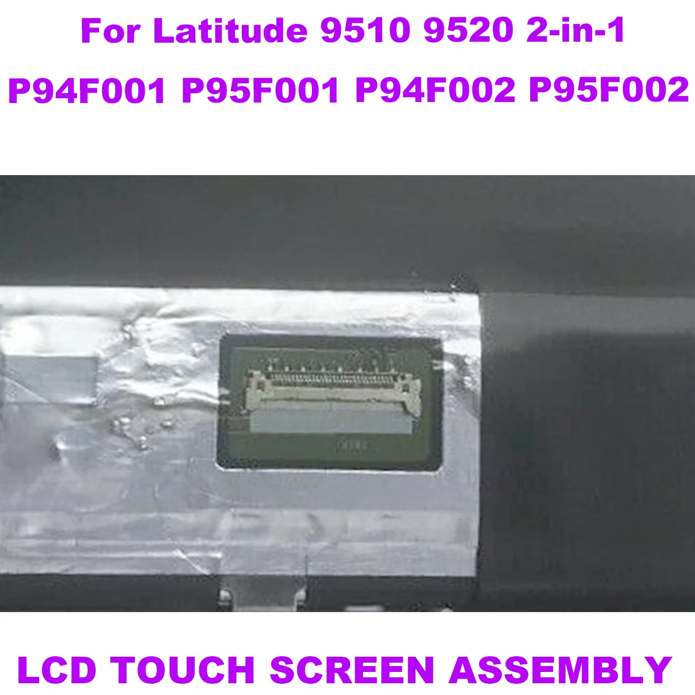 Para dell latitude 9510 9520 2-em-1 p94f001 p95f001 p94f002 p95f002 ips display lcd tela de toque digitador assembléia