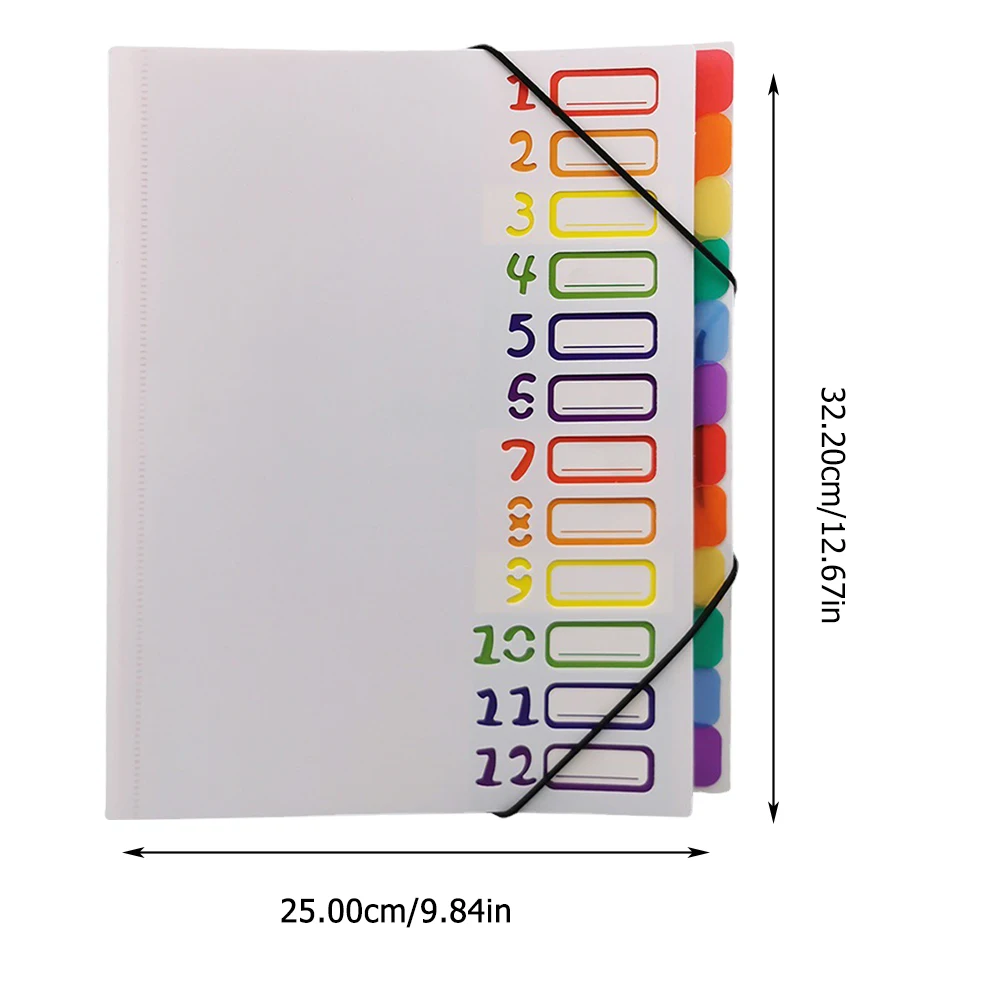

File Folder Documents Bag Important Organizer Stationery Folders Plastic Pouch Office Expanding