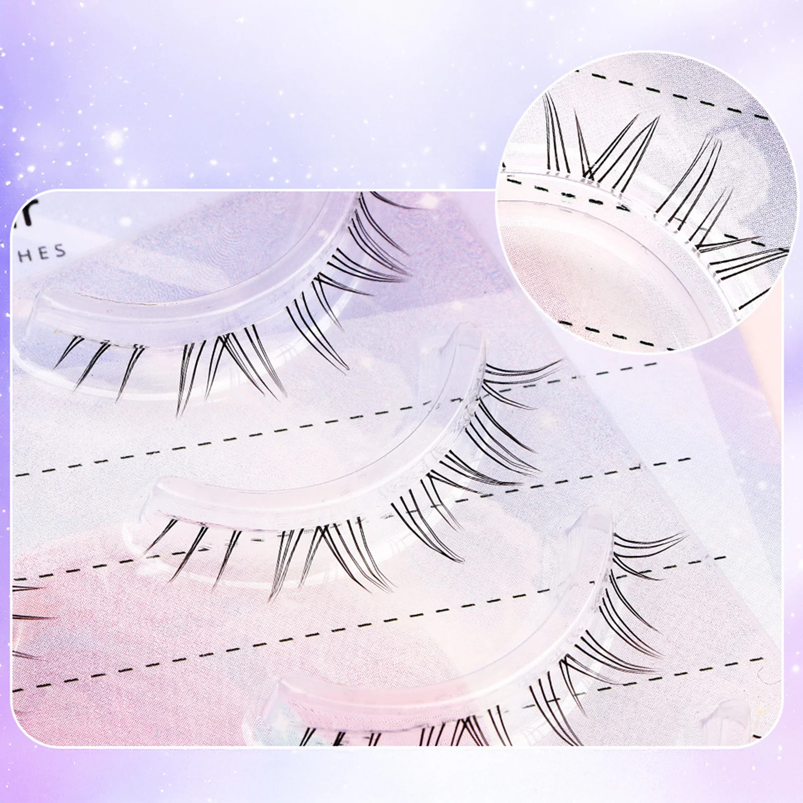 5 pares de pestañas postizas inferiores tenues, pestañas postizas ultraligeras de aspecto Natural para citas, bodas, uso diario