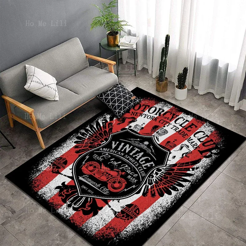 Bicycle Vector Art Images Outdoor Adventure Black Shield And Winged Non Slip Flannel Floor Rugs By Ho Me Lili