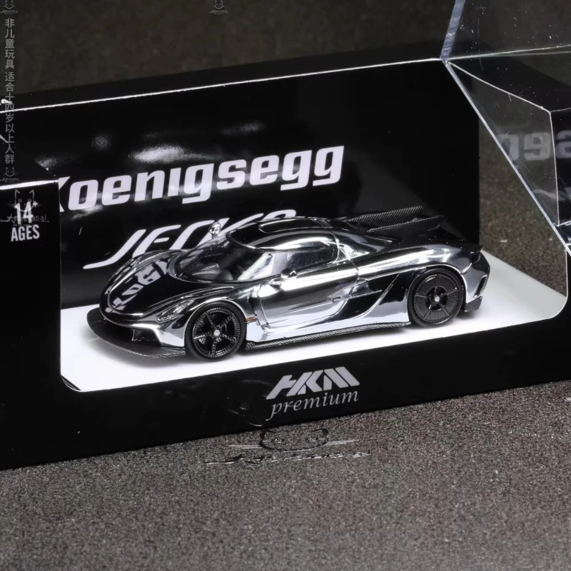 1:64, versión de rendimiento de alta velocidad Absolut plateada galvanizada, modelo de juguete de coche de simulación en miniatura estática fundida a presión de aleación.