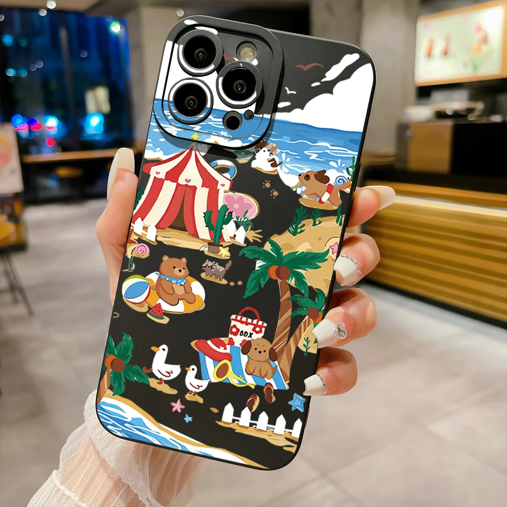 for Infinix Hot 40i 40 Pro Note 12 G96 30 20 11 10 Play Smart 8 7 5 6 HD Amusement Park Square Case Cover