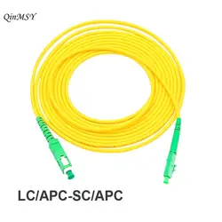 Cable de conexión de fibra óptica FC LC SC/APC a SC/UPC, de modo único cable de alimentación, 1M-40m, Cable de parche de fibra de alta calidad