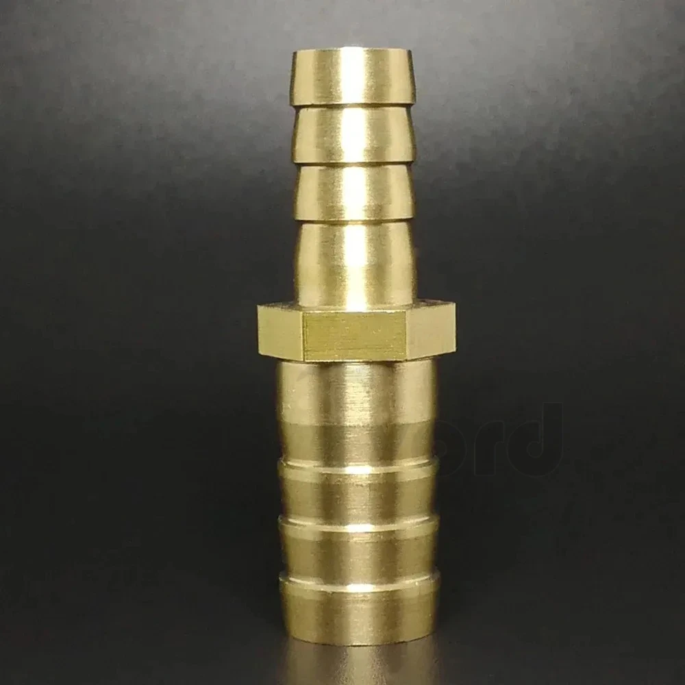 2.5 3 4 5 6 7 8 9 10 12 14 16 19 22 25 32 mm Hose Barb Hosetail Straight Reducer Adapter Transfer Brass Pipe Fitting Water Gas