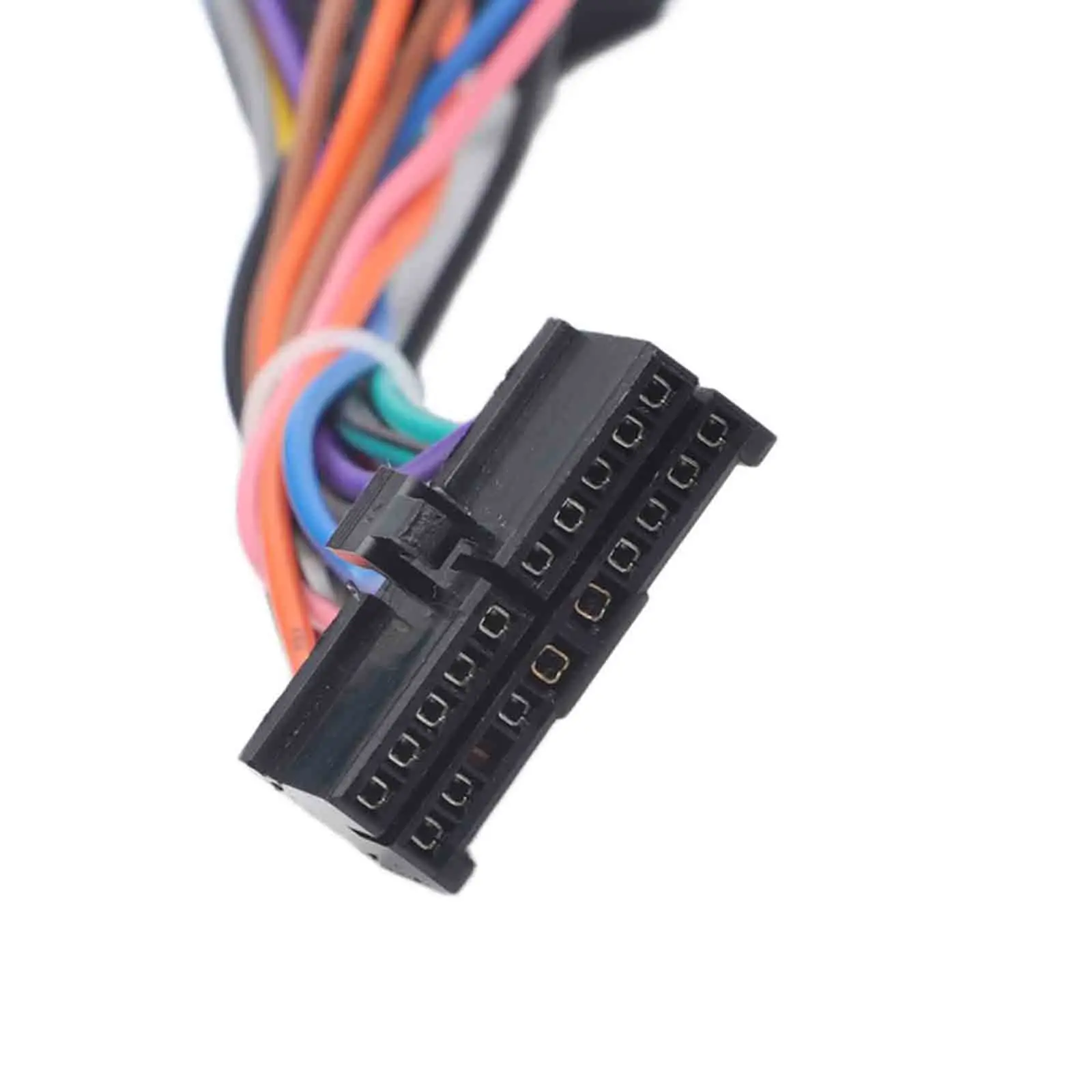 Black Car for Radio Adapter 20 Pin Car Radio Adapter Adapter Radio Installation Kit Material Wear-resistant Adapter