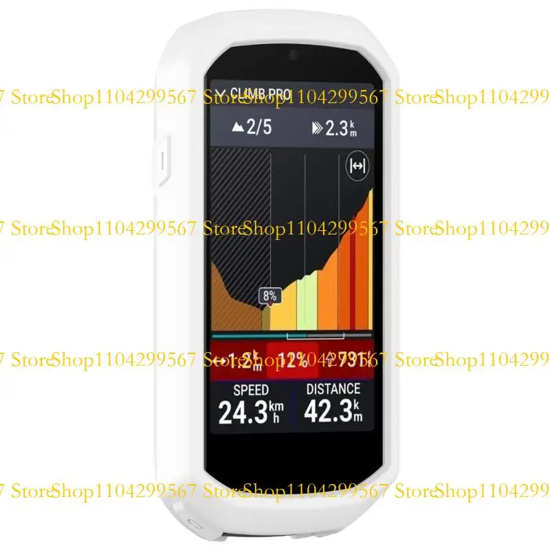 

CS1W Soft Silicone Bike Navigation Protective Case+Screen Guard For 1050 Outdoor Use