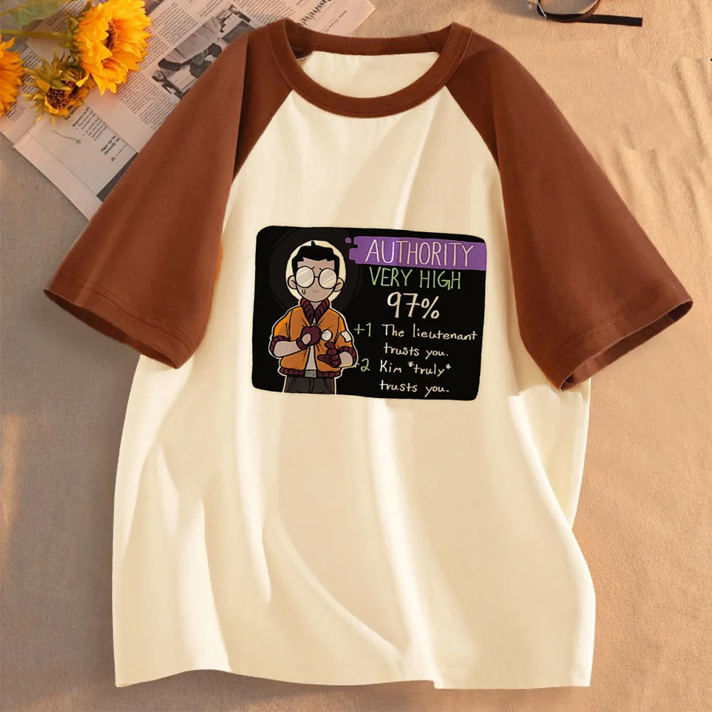 Disco Elysium t shirt women Psychedelic Trendy Gothic University Classic t shirt kawaii Colorful harajuku Pop Culture hip hop