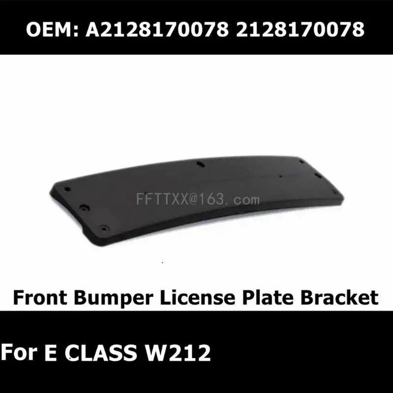 Front Bumper License Plate Bracket Frame Fixed Holder Number Stand Secure Mounting For W212 W204 2128170078 A2128170078