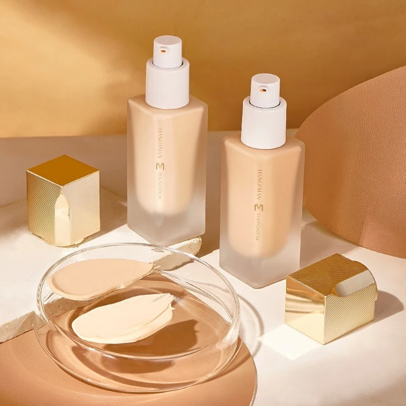 Fondotinta liquido Correttore anti-glicazione naturale Controllo del petrolio Idratante opaco a lunga durata Pelle secca Oliy Fondotinta viso 35ml