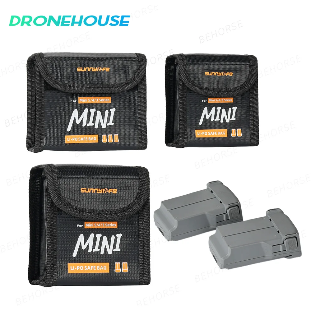 Torba transportowa na baterie do DJI Mini 5 Pro, odporna na wybuchy, ochronna torba na baterie LiPo do DJI Mini 5/4/3 Pro