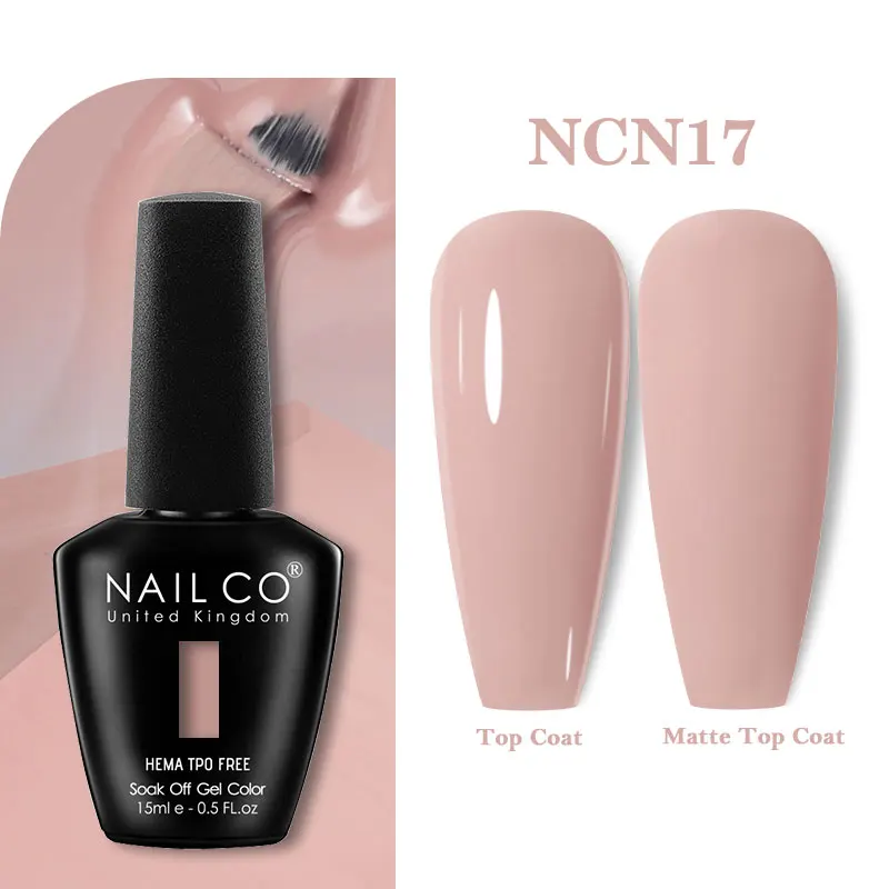NAILCO 15ml Hema TPO-vrije Gel Nagellak Semi-permanente UV-lak Gel Nagelsalon Design TOP BASE Lak Hybride