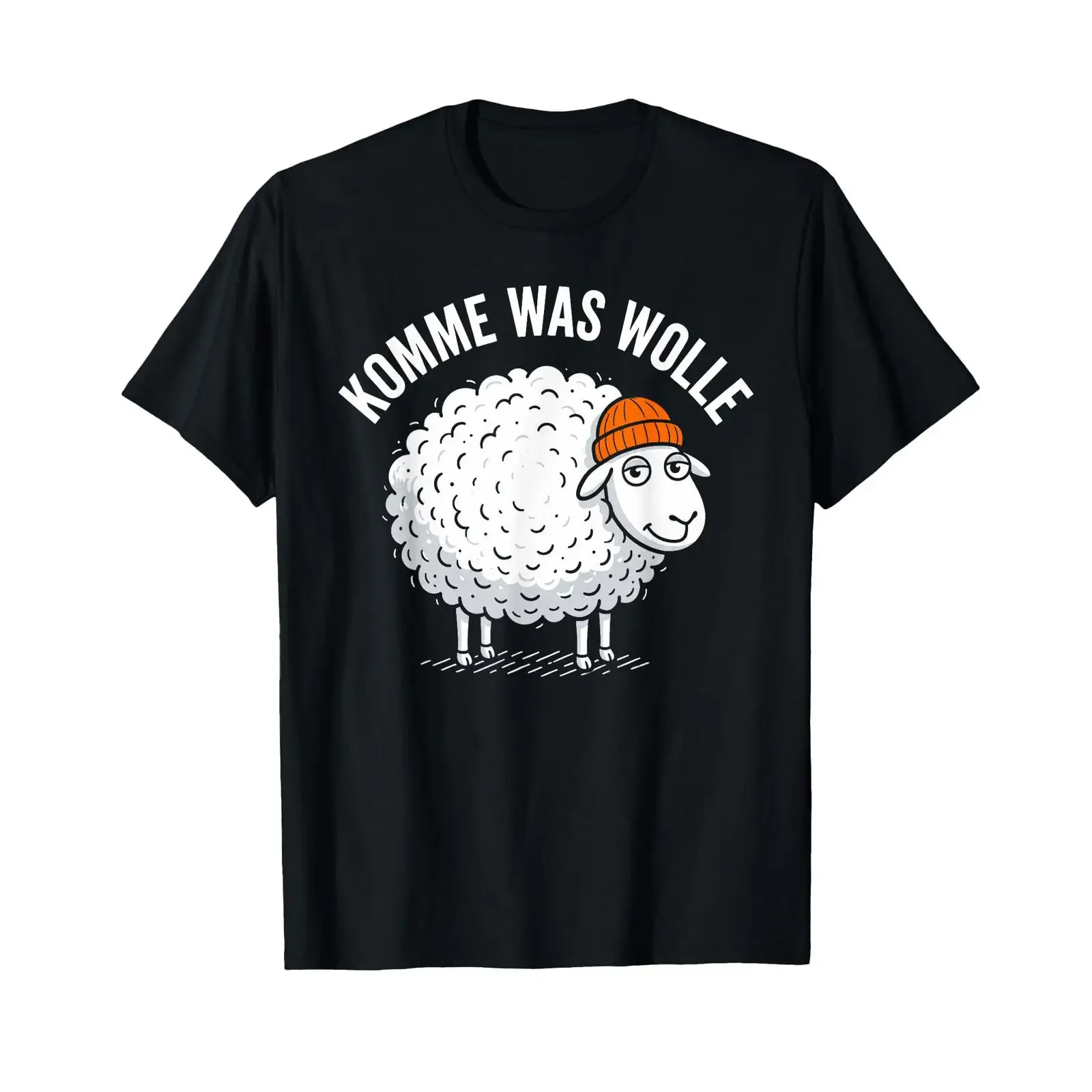 Komme Was Wolle Funny Sheep German Humour Animal Pun T Shirt vintage Washed graphic Breathable Comfortable Slightly Soft