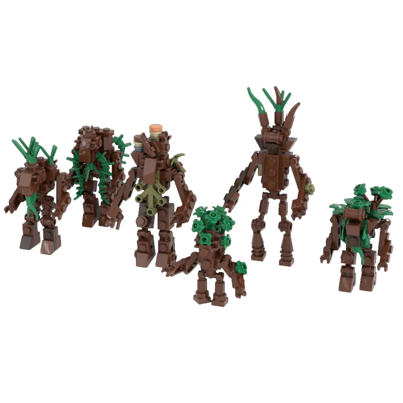

MOC Building Block Little Plant Human-shaped Model 295pcs Creative Assembly Toy Set Holiday Gift suitable for everyone