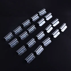 DWCX 20PCS 5g Clip In Metallo della gomma del Pneumatico Ruota Rim Adesivo Pesi di Equilibrio Blocco Diagnostico-Strumento per Auto moto Camion Van Barca