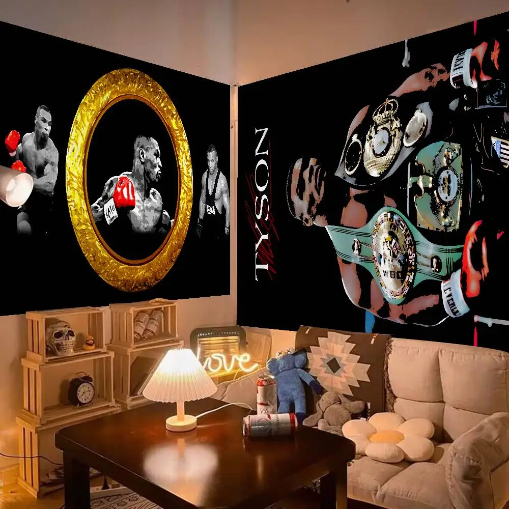 

Boxing King Pattern T-Tyson Printed Large Wall Tapestry Hanging Tarot Hippie Wall Rugs Dorm Cheap Hippie Wall Hanging