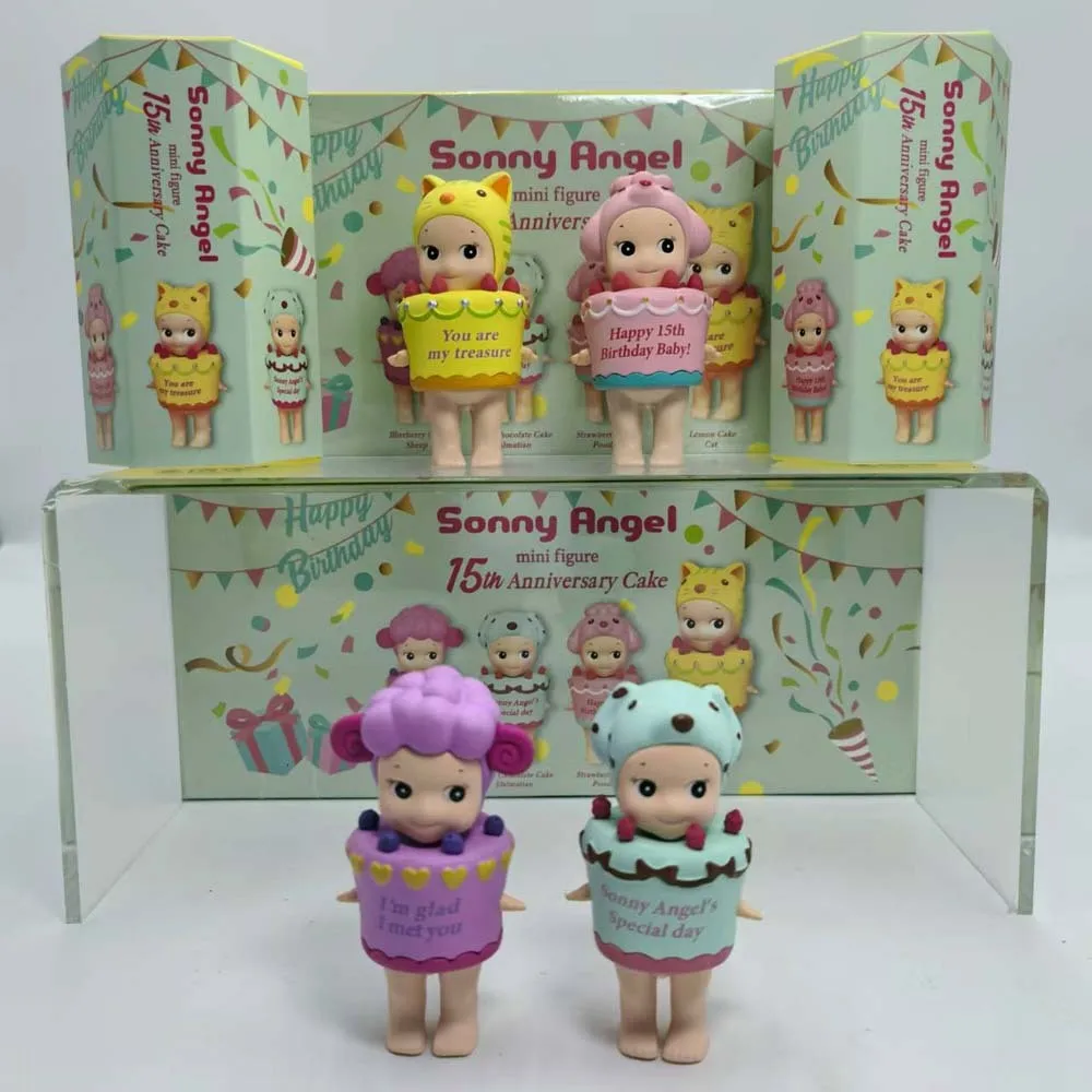 

Sonny Angel слепая коробка игрушки 15-летие торт серия аниме фигурки коллекция детские рождественские подарки кукла орнамент