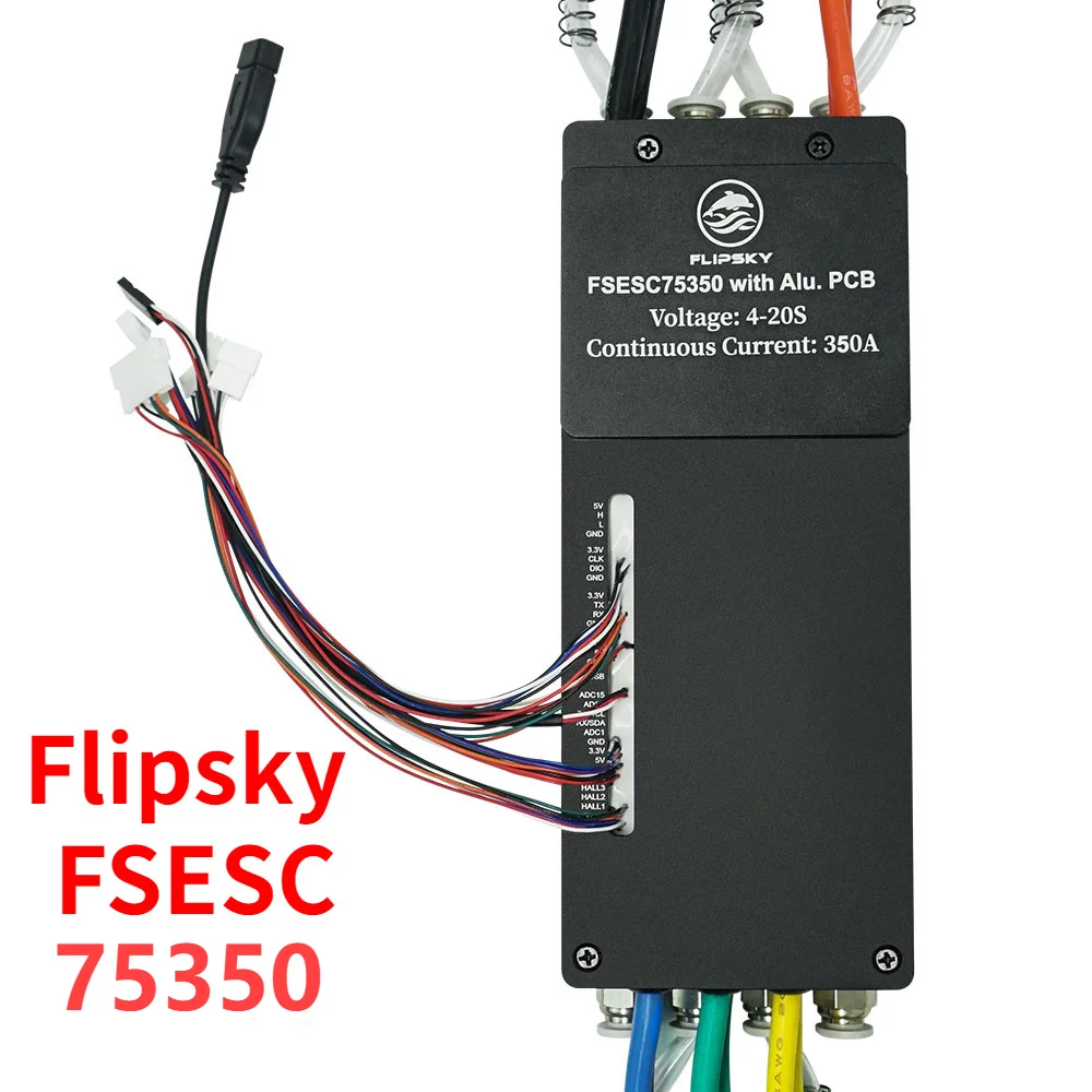 Flipsky FSESC 75350 84V High Current 350A ESC Base On Vesc With Aluminum Case Water Cooling Enclosure For E-Foil Fighting Robot