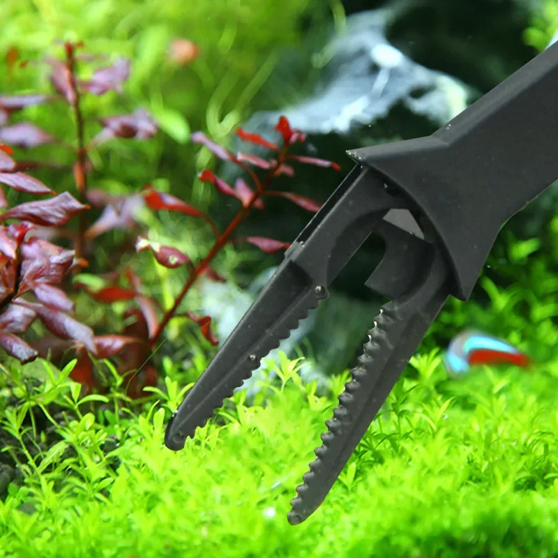 Fish Tank Water Grass Clamp Tool Water Grass Planting Clamp Plastic Clamp Tweezers Pliers Water Grass Cylinder Lengthening