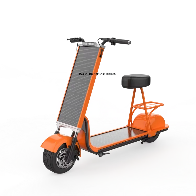2025 Energy Conservation Waterproof Weak Light Tech Anti-impact Panel Energy Charging Free Solar Panel Solar Scooter