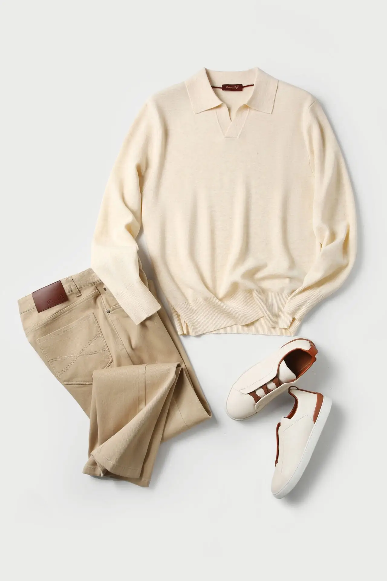 Wool Blend! Men's Fall/Winter Polo Collar Sweater – Premium Knit, Warm, Soft & Skin-Friendly, Perfect for Layering & Work