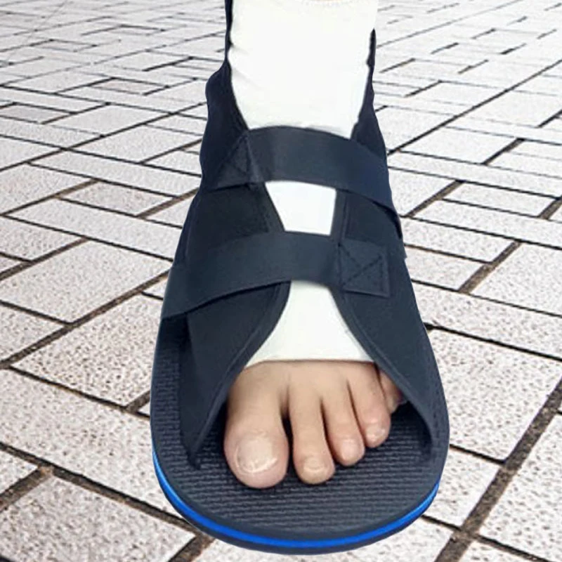 Post op sapato pé fundido ortopédico suporte de fratura proteção pós bota sapato pé fratura suporte dedo do pé sapato fundido de gesso