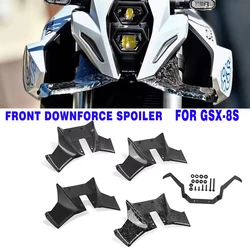 For SUZUKI GSX-8S GSX 8S GSX8S GSX 8 S 2023-UP Front Downforce Spoiler Naked Frontal Spoilers Winglet Aerodynamic Wing Deflector