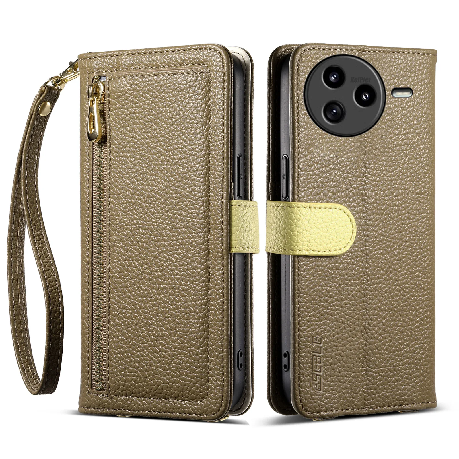 

Leather Wallet Case Crossbody Phone Pouch with Multiple Card Slots for Poco F7 PRO F7Ultra POCOF7 5G Flip Bag Cover