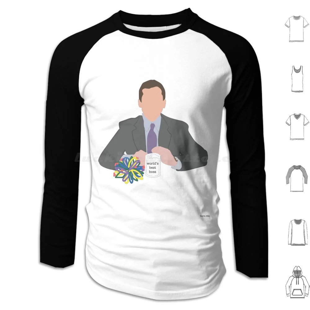 مايكل، أفضل هوديي قطني بأكمام طويلة للمكتب مايكل مضحك مكتب دوايت جيم بام دوايت شروت جيم هالبرت