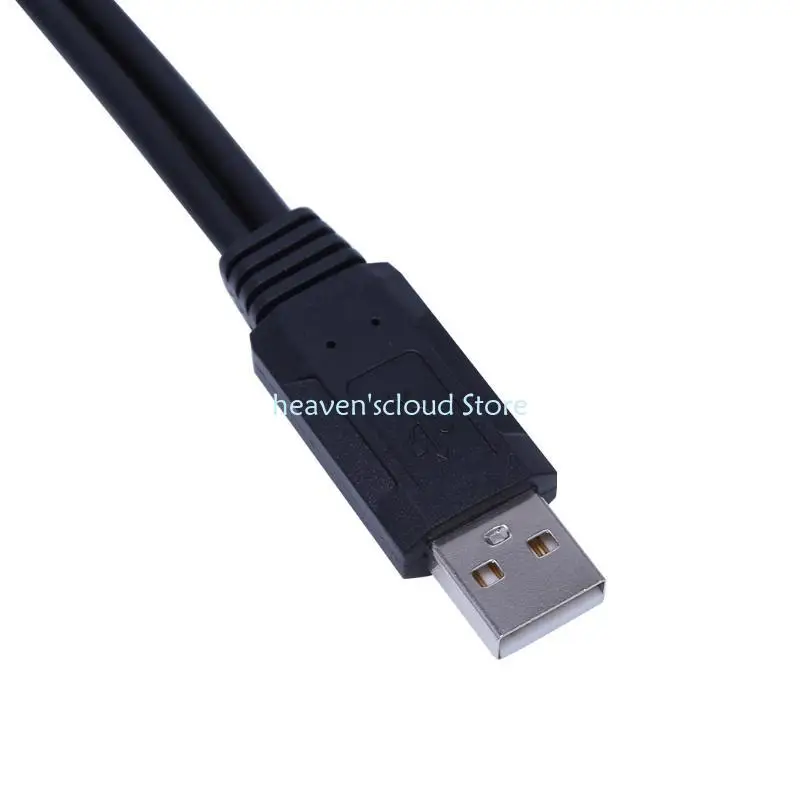 Y88B 32cm USB 2.0 전력 향상기 Y 1 남성 ~ 2 개의 여성 데이터 충전 확장 케이블