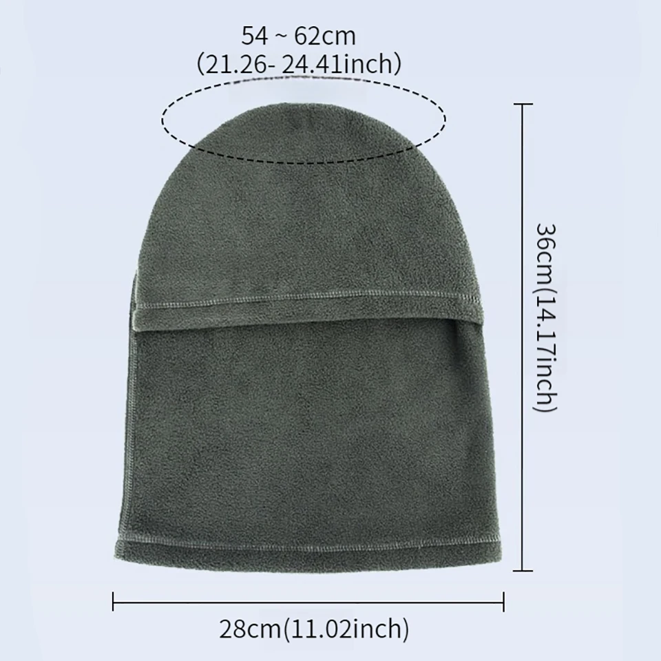 GTUBIKE Outdoor Function Wind Cycling Skiing Cold Pullover Cap Windproof Full Face Mask Neck Protection Integrated Sport Face