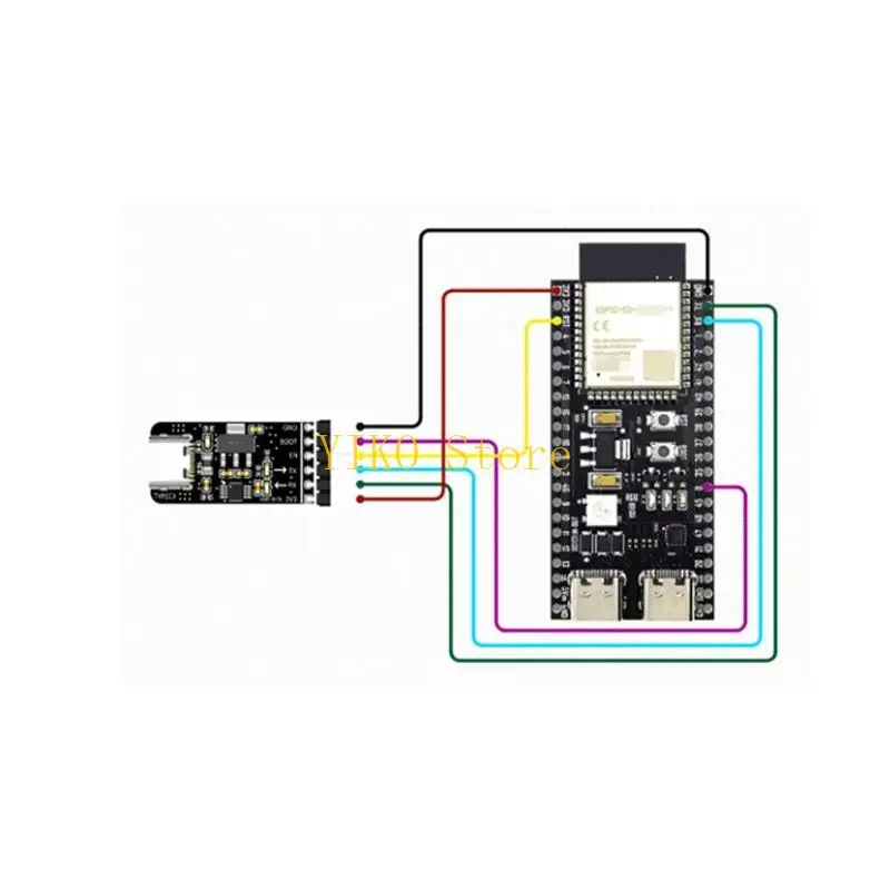 K32C USB Board Programmer Module for Flashing, Loading and Communication Support with Auto Download in Controller Development