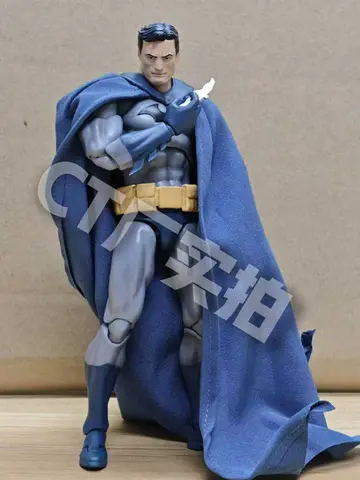 CT Toys Batman Figure Batman Mafex 105 Blue Version Bat Man Action Figures DC Justice League Hush Figurine Collection Toy gifts