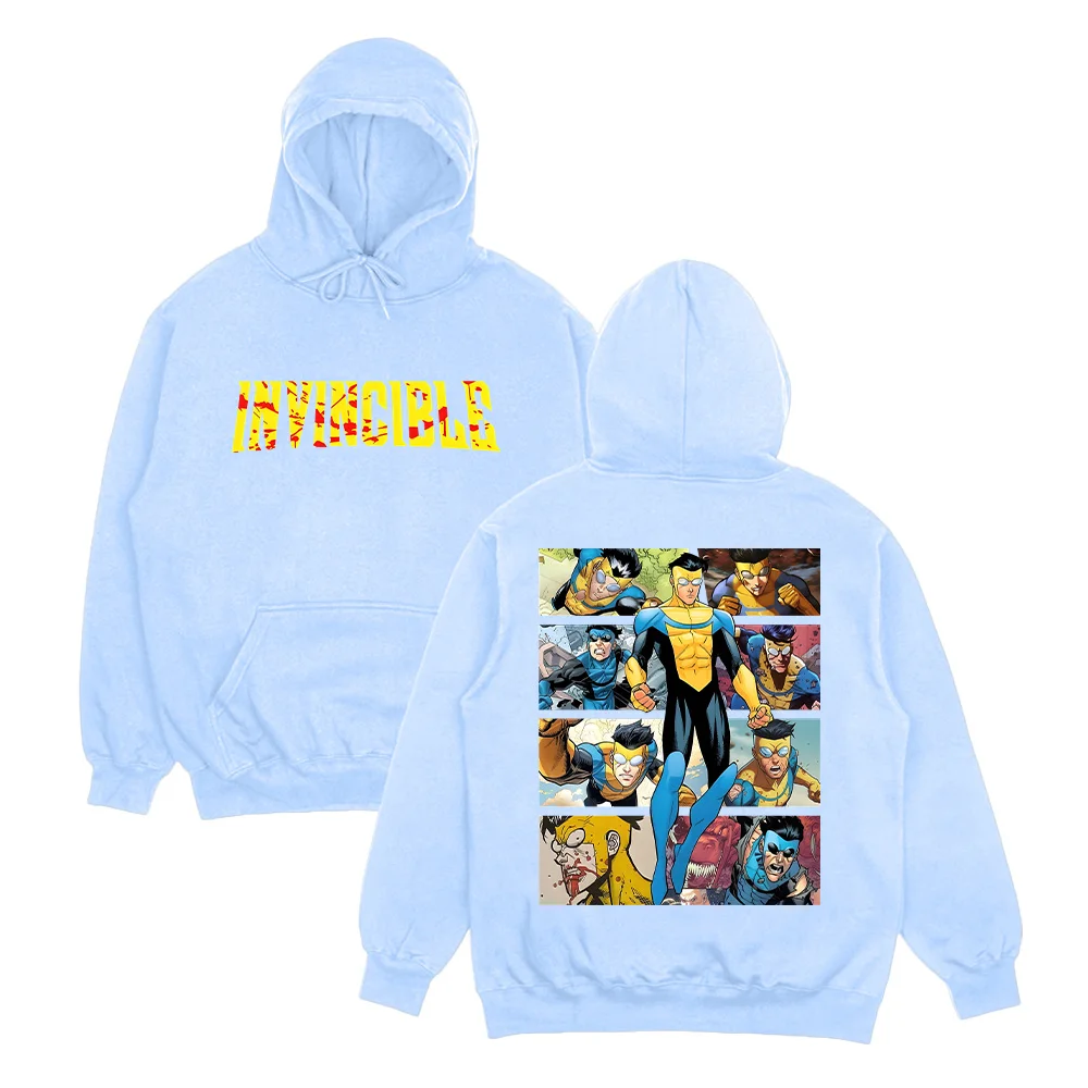 Invincible Hoodies Invincible Mark Superhelden Unisex Sweatshirt Omni-Man Invincible Kleidung Perfektes Geschenk für Comic-Liebhaber Pullover – Detail 13