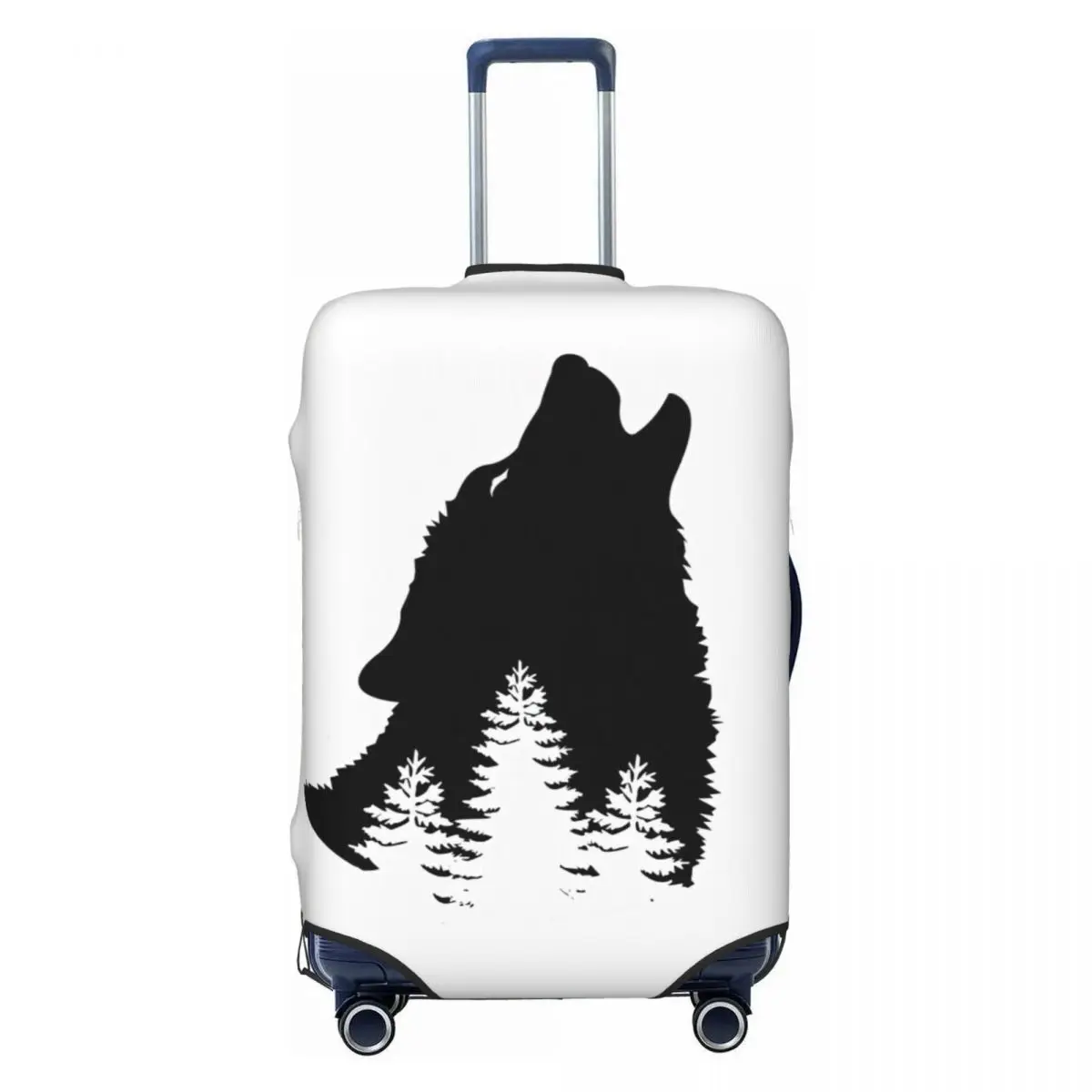 Wolf Premium Print Luggage Protective Dust Covers Elastic Waterproof 18-32inch Suitcase Cover Travel Accessories