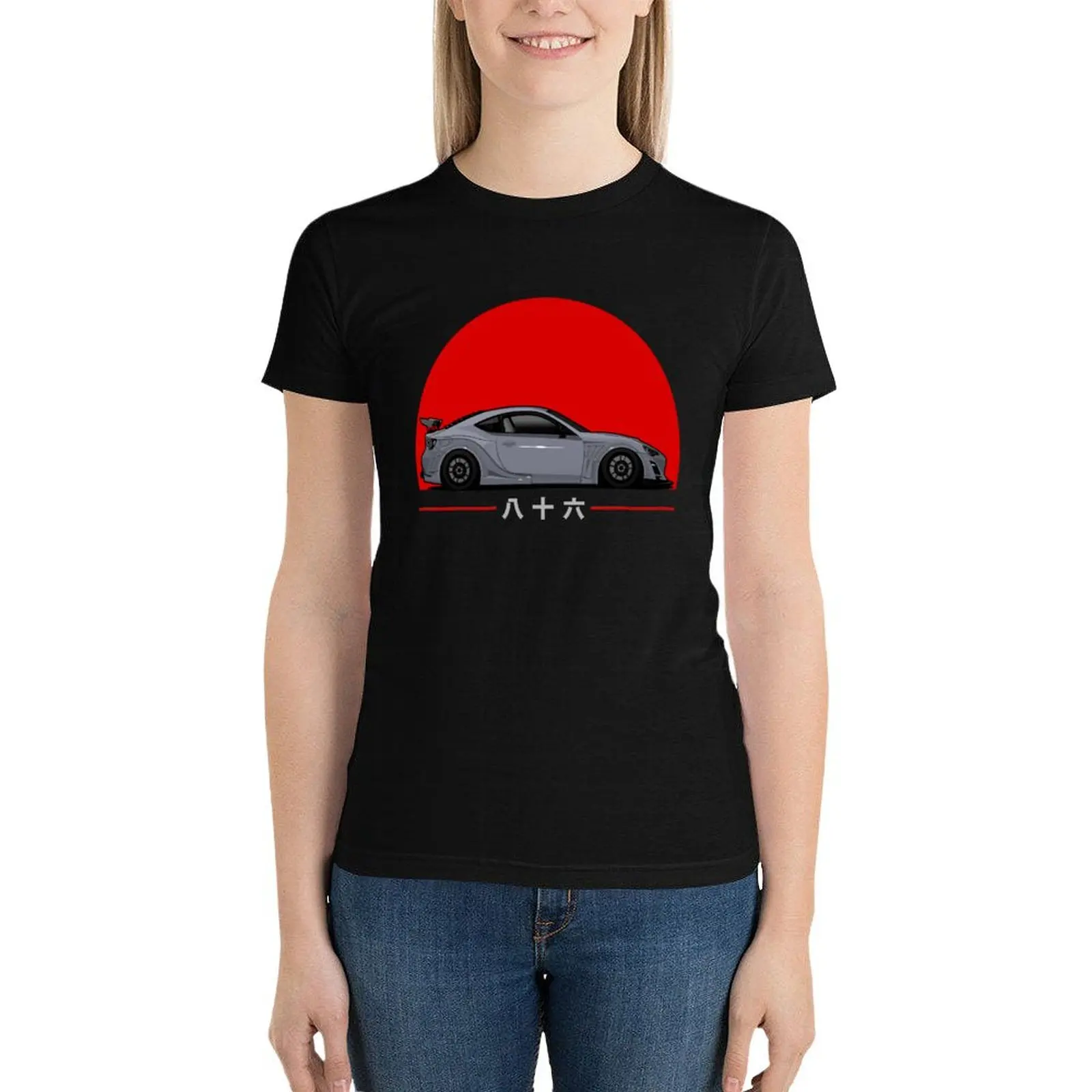 

Scion FR-S JDM 86 BRZ T-Shirt graphics vintage clothes anime clothes Women's clothing