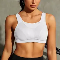 Wingslove-Sujetador deportivo de alto soporte para mujer, sujetadores a prueba de golpes, sin relleno, sin aros, ropa interior de entrenamiento de talla grande, Control de rebote